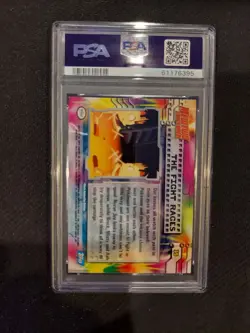 PSA 9 The Fight Rages Foil Topps Pokemon Movie Edition - Image 2
