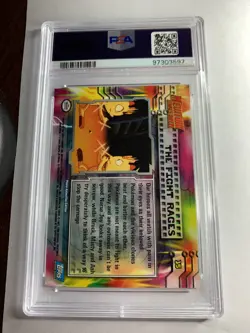 1999 Topps Pokemon Movie Edition #35 The Fight Rages PSA 8 NM-MT - Image 2