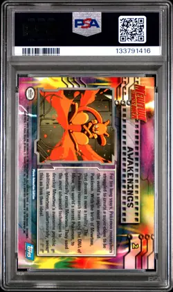 1999 TOPPS POKEMON THE MOVIE EDT AWAKENINGS #2 MOVIE EDITION PSA 10 - Image 2