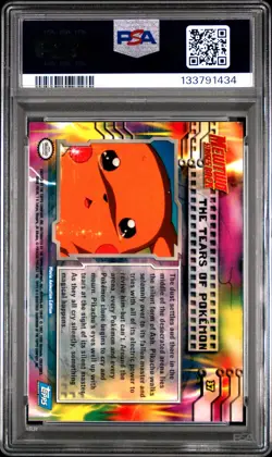 1999 TOPPS POKEMON THE MOVIE EDT THE TEARS OF POKEMON #37 MOVIE EDITION PSA 10 - Image 2