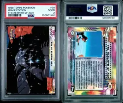 POP 1 1999 TOPPS POKEMON THE MOVIE EDT 38 MOVIE EDITION THE REBIRTH OF ASH PSA 2 - Image 3