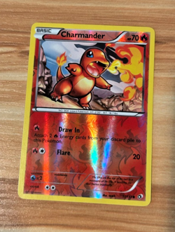 Pokemon legendary treasures TCG Charmander Reverse Holo 17/113 Ready to ship - Image 1