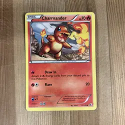 Pokemon TCG 2013 Legendary Treasures 17/113 Charmander Common - MP Condition - Image 1