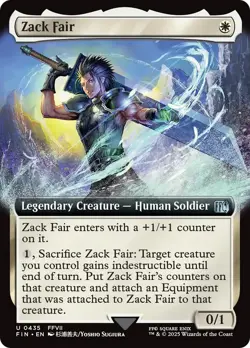 Zack Fair (Extended Art) FOIL Final Fantasy NM Creature Uncommon CARD ABUGames - Image 1