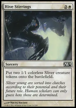 Magic the Gathering MTG Hive Stirrings (21) Magic 2014 NM - Image 1