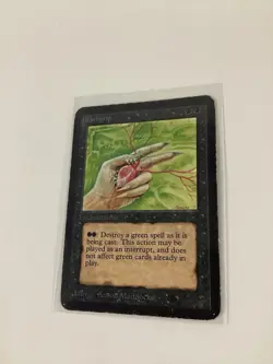 Magic The Gathering - Alpha Edition- Deathgrip - Image 3