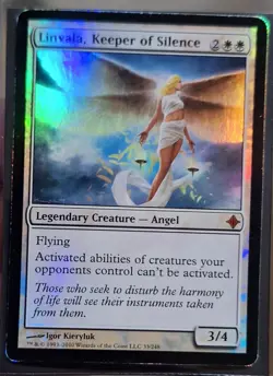 1x Linvala, Keeper of Silence - Foil Heavy Play MTG Magic the Gathering - Image 2