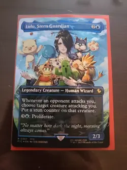 Lulu, Stern Guardian Borderless Chocobo Track Foil Commander: Final Fantasy Foil - Image 1