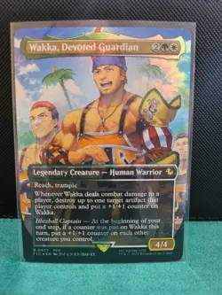 Wakka, Devoted Guardian (477/843) Final Fantasy Commander NM FOIL- Chocobo Track - Image 1