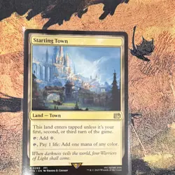 Magic: The Gathering Starting Town Land UBFF Colorless R Card #0289 2025 Regular - Image 1