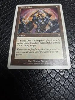MTG Static Orb - 7th Edition - Regular Lightly Played - Image 1