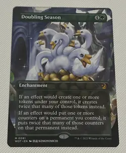 Doubling Season NM Anime Borderless WoE Enchanting Tales Unplayed Non-foil - Image 1