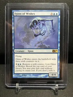 Djinn of Wishes - MTG Magic 2010 M10 Core Set - LP - Image 1