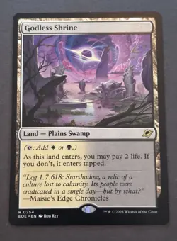 Godless Shrine 254-Rare-MTG Edge of Eternities-NM-Regular Finish - Image 1