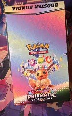 2025 Pokemon Prismatic Evolutions Unsealed Booster Bundle Display Box - Image 1