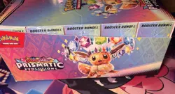 2025 Pokemon Prismatic Evolutions Unsealed Booster Bundle Display Box - Image 2