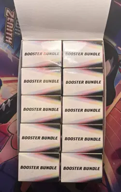 2025 Pokemon Prismatic Evolutions Unsealed Booster Bundle Display Box - Image 3