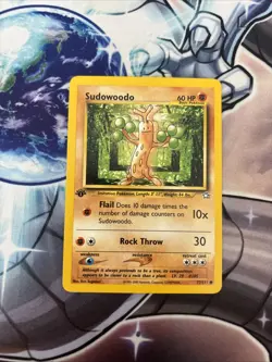 (HPL) Sudowoodo 77/111 Neo Genesis 1st Edition 1999 Pokemon LP - Image 1