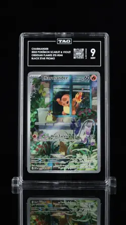 Pokemon TCG Charmander Obsidian Flames Promo #044 TAG 9 - Image 1