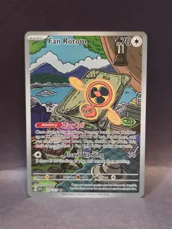 Fan Rotom 250/217 IR Ascended Heroes Evolution English Pokemon TCG MINT - Image 1