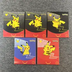 2021 Pokemon 25th Anniversary McDonald's Packs (Toy 1) Set of Five - NEW in Pack - Image 1