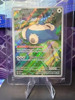 Snorlax SVP 051 Illustration Rare - Pokemon 151 ETB Black Star Promo Sealed NM/M - Image 1