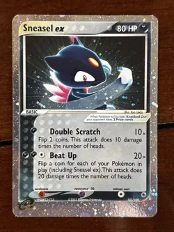 Pokemon Ruby & Sapphire Sneasel Ex 103/109 Holo Rare LP - Image 1
