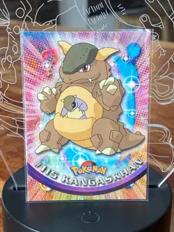 Kangaskhan #115 Pokemon Topps 1999/2000 TV Animation Blue Logo Series 1 - Image 1