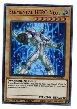 Yu-Gi-Oh Card: Elemental HERO Neos DUPO-EN102 Ultra Rare Limited Edition! NM - Image 1