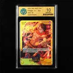CCG 10 GemMint 2024 One Piece CHN Portgas D Ace OP07-119 SEC - Image 1