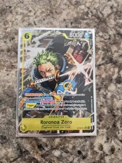One Piece CCG ST29 Egghead Roronoa Zoro ST29-014 Alt Art Parallel English - Image 1