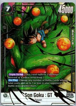 Son Goku : GT - (Alternate Art) Secret Rare Wish For Shenron FB07-122 NM - Image 1