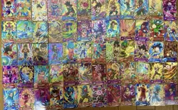 Dragon Ball Heroes Japanese Card Lot x168 | P Rank & SR Cards | Used - Image 1