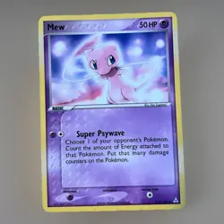 Mew 111/110 - EX Holon Phantoms - Non-Holo Secret Rare - Pokemon Card TCG - MP - Image 1