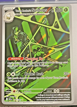 Pokemon card - Team Rocket's Spidops #187 - Destined Rivals 2025-Holo - Image 1