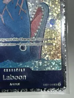 Laboon EB01-048 Top 64 Treasure Cup Prize Card - SEALED [English] - Image 5