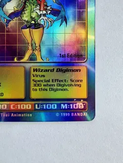 Piedmon BO-42 1st Edition Digimon Digi Battle Series 1 Card 1999 MP - Image 4