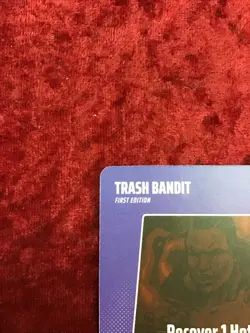 BO JACKSON BATTLE ARENA CARD ~ "TRASH BANDIT ~ 0 COST ~ #PL-95 - Image 2