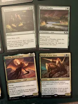 Mtg White/green Small Bundle - Dual Lands, Master Of The Wild Hunt, Kyodai - Image 2