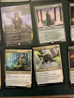 Mtg White/green Small Bundle - Dual Lands, Master Of The Wild Hunt, Kyodai - Image 3