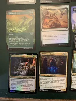 Mtg White/green Small Bundle - Dual Lands, Master Of The Wild Hunt, Kyodai - Image 4