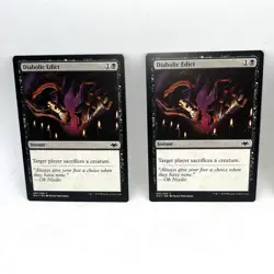 Diabolic Edict x4 Modern Horizons 4x Playset Magic the Gathering MTG - Image 2