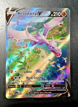 Pokemon TCG, Aerodactyl V 180/196 Lost Origin 2023, Alt Full Art Ultra Rare M/NM - Image 2