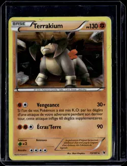 Terrakion 73/101 Noble Victories Holo Rare 2012 (FRENCH) (HP) / Pokemon TCG - Image 1