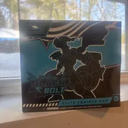 Pokemon TCG Scarlet & Violet Black Bolt Elite Trainer Box ETB Factory Sealed - Image 1