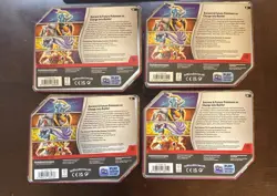 Pokemon TCG Paradox Destinies Art Tin Set Opened (Lot Of 4) (No Packs) - Image 2