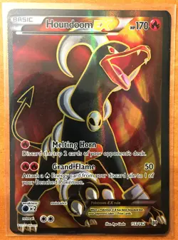 Houndoom EX 153/162 Full Art XY Breakthrough - Pokemon TCG Ultra Rare Foil - Image 1