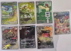 Lot Of 7 Pokemon Illustration Rares - Image 1