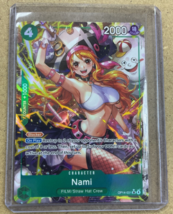 Nami OP14-031 SR One Piece Card Game FILM Straw Hat Crew - Image 1