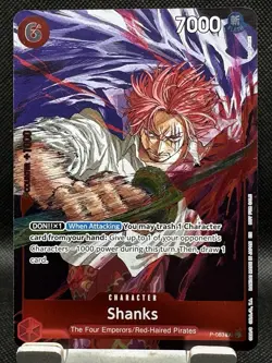 Shanks P-083 Promo (P) - One Piece TCG - EVENT PACK FRESH FOIL NM NEAR MINT - Image 1
